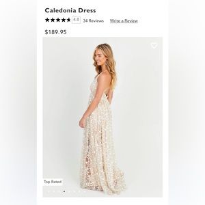 Small Altar’d State Maxi Ivory Caledonia Dress